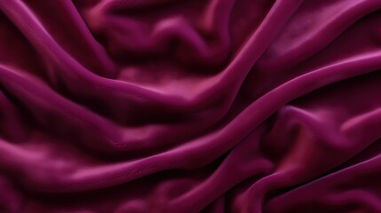 Obraz premium This is a luxurious, wavy, deep pink silk fabric, with a soft and smooth texture. It is perfect for use as a background for any project.