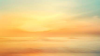 Fototapeta premium A bright yellow background with a blurry foreground