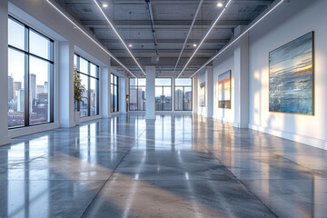 Fototapeta premium Modern Office Space
