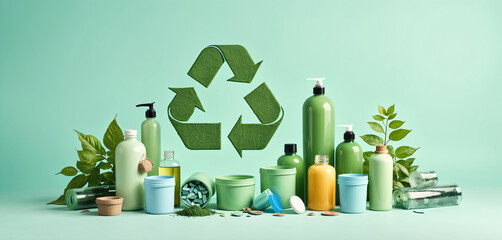 Ecologically compatible products that can be recycled, reused and reprocessed in a circular economy to conserve resources