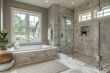 Elegant Marble Bathroom