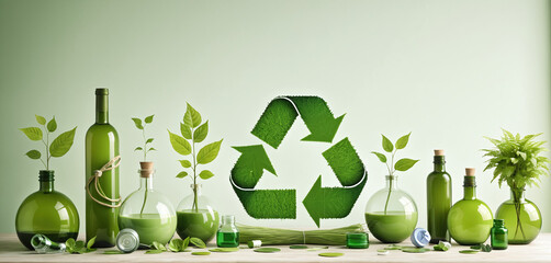Ecologically compatible products that can be recycled, reused and reprocessed in a circular economy to conserve resources