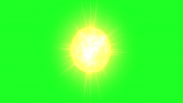 Aura Chakras And Healing Energy on green screen