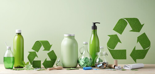Ecologically compatible products that can be recycled, reused and reprocessed in a circular economy to conserve resources