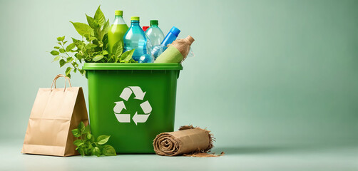 Ecologically compatible products that can be recycled, reused and reprocessed in a circular economy to conserve resources