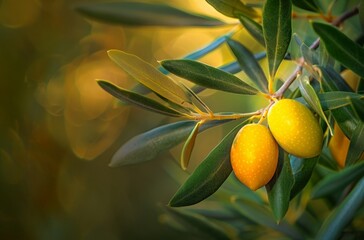 Vibrant Citrus Tree: A Close-up of Fresh, Juicy Oranges Amidst Green Leaves