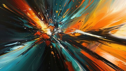 Vibrant Abstract Art: A Journey Through Color and Shape