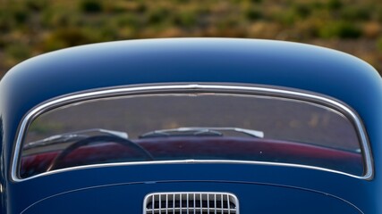 Rear window on a car