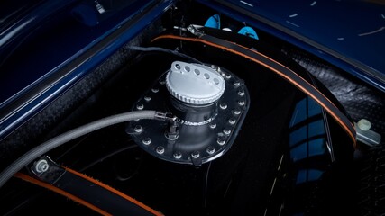 Obraz premium Fuel tank inside of a car