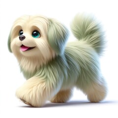 colorful stuffed dogs