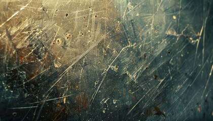 Abandoned Industrial Sector with Debris and Dust