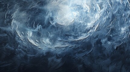 Obraz premium Stormy Sea Landscape Abstract Art