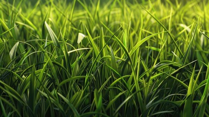 Fototapeta premium Midday Green Grass