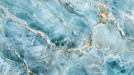 Fototapeta premium Seamless Light Blue Marble Texture in High Resolution for Interior or Exterior Design, Counter Top View
