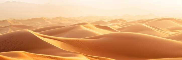 Dramatic Sand Dunes at Sunrise