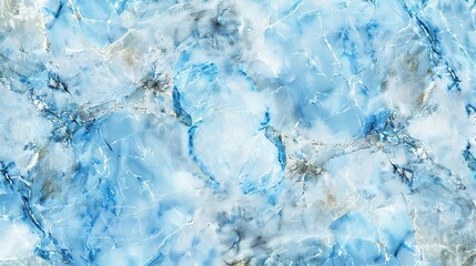 Obraz premium High Resolution Seamless Light Blue Marble Texture for Interior or Exterior Design, Ideal for Counter Tops