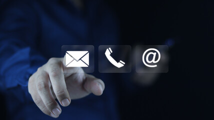 CONTACT US, Contact us or Customer support hotline people connect. Customer service call center contact us concept, mail, telephone and address.