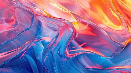 Obraz premium Contemporary abstract background with fluid lines in rapid motion, ideal for dynamic and energetic visual concepts.