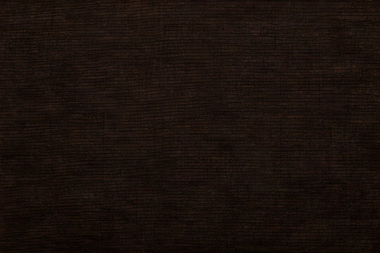 Dark brown linen fabric texture