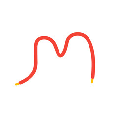 red shoelace element