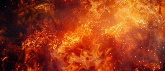 Obraz premium closeup of a burning fire flames wallpaper