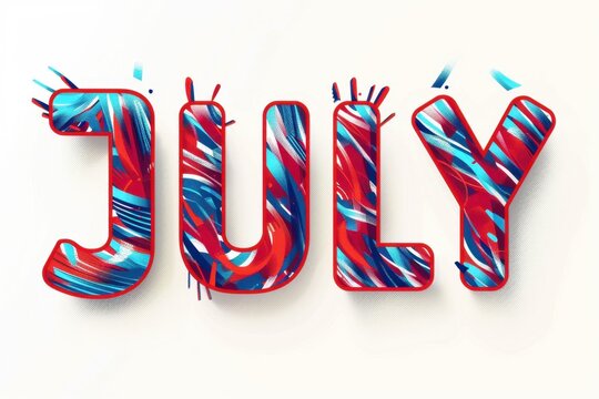 July Large Letters July Word Images – Browse 29,946 Stock Photos, Vectors, and Video ...