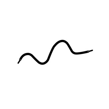 black shoelace icon