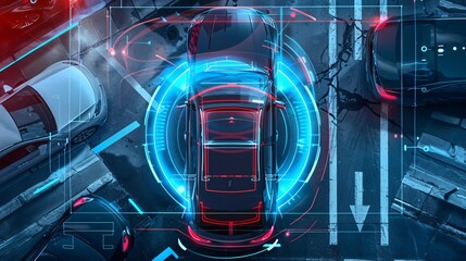 Smart car parking assist system for autonomous parking.