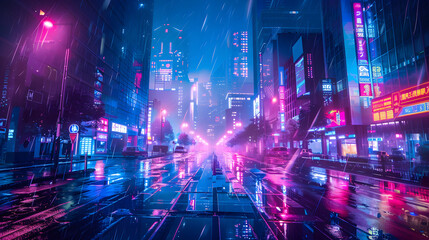 purple and blue light technology