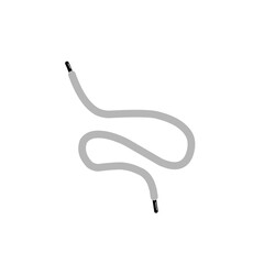 grey shoelace