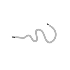 grey shoelace