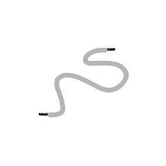 grey shoelace