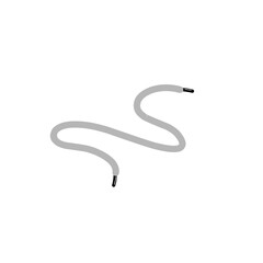grey shoelace