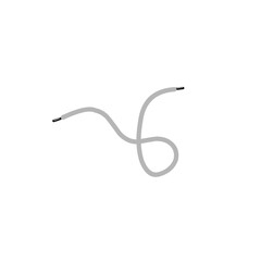 grey shoelace