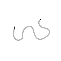 grey shoelace