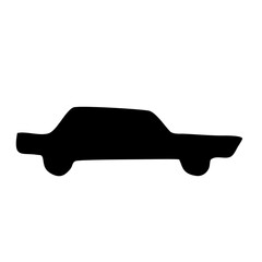 Black Car icon vector 