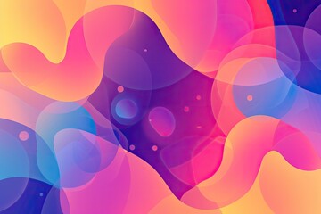 a colorful background with bubbles, an abstract vector background with gradient colors