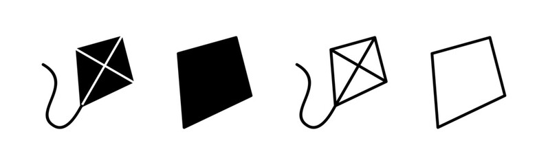Kite icon set. kite vector icon.