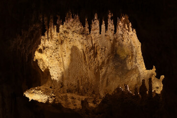 Rock formations in Carlsbad Caverns National Park, New Mexico