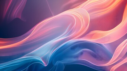 2. A visually captivating abstract representation of financial prudence, featuring fluid lines and harmonious color gradients that evoke a sense of stability and growth.