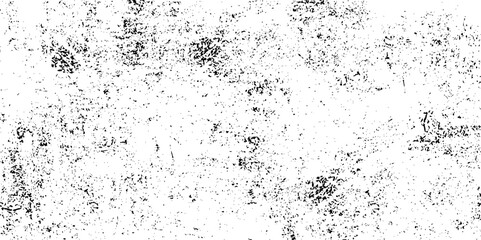 Black and white grunge urban texture vector with copy space. Abstract illustration surface dust and rough dirty wall background with empty template. Distress or dirt and damage effect concept