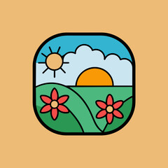 Set of cute vector summer stickers for daily planner. Collection of scrapbooking elements for beach party:cocktail,bag,ice cream,bikini,beach hat.Tropical vacation.Summertime doodle icons pack
