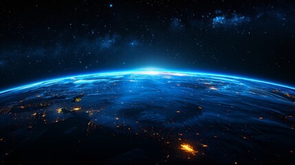 Fototapeta premium Earth at Night from Space