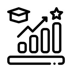 Higher Education line icon