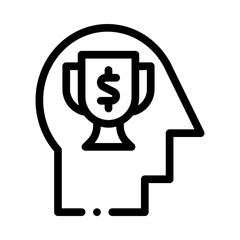 achievement line icon