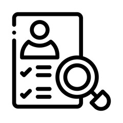 resume line icon