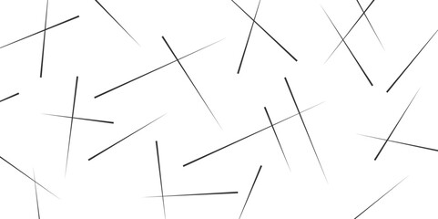 Horizontal template with chaotic lines. Abstract geometric pattern stock illustration. Simple vector illustration.