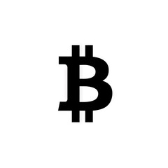 Obraz premium bitcoin logo with isolated white background