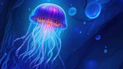 jellyfish in the water