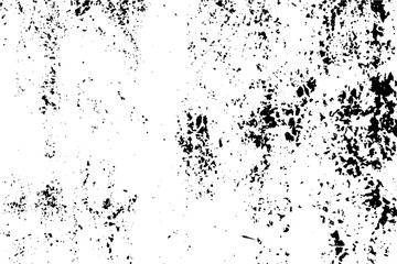 Fototapeta premium Abstract texture of scratches, cracks, chips. Grunge black and white background. Monochrome pattern of vintage surface.